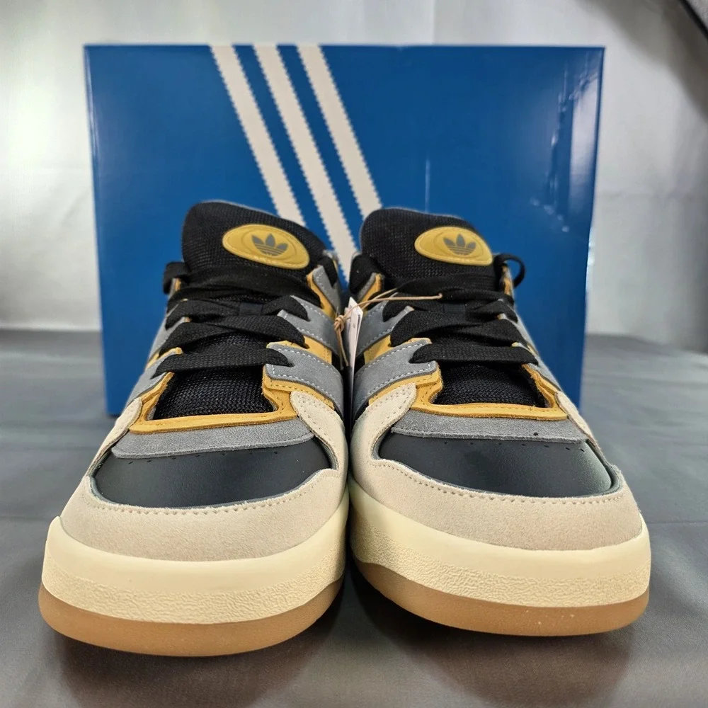 adidas  Forum2000 JS3158 Shoes Core‎ Black / Oat / Off White Mens 12 NIB